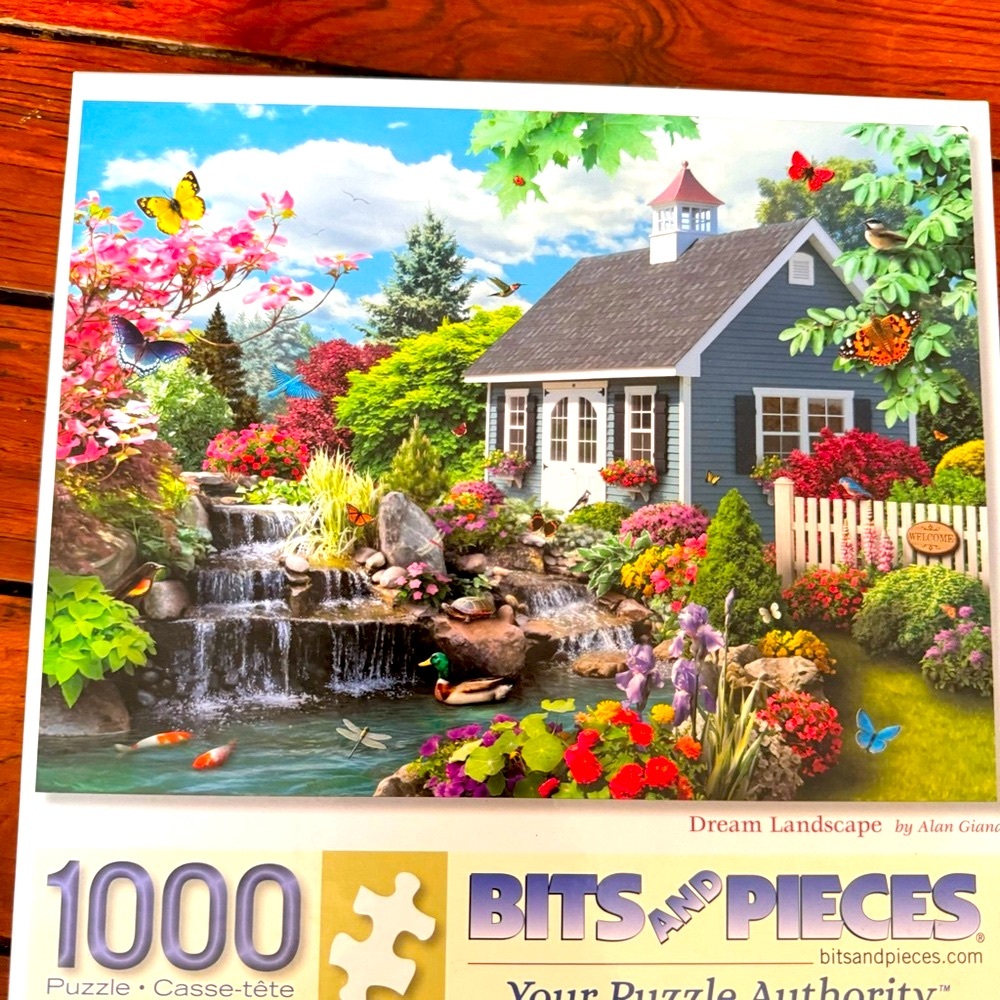 Bits and Pieces Dream Landscape Jigsaw Puzzle 1000 pieces NWT